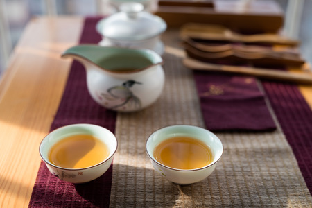 Photo in the room Chinese tea ceremonyのeditorial素材