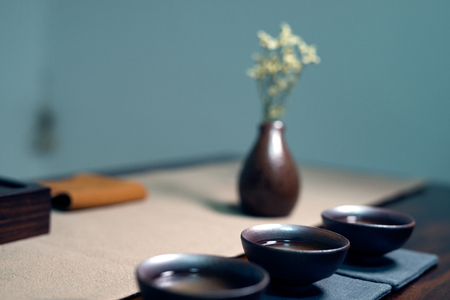 Photo in the room Chinese tea ceremonyの写真素材
