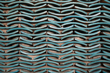 The textured background of the tile floorの写真素材