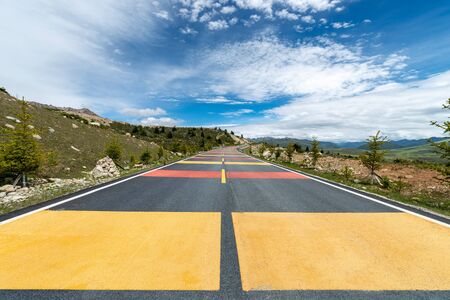 The highway to Yunnan, China airportの写真素材