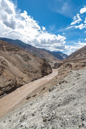 the rivers in Tibet of chinaの写真素材