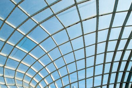 Glass walls in modern architecture Shanghaiの写真素材