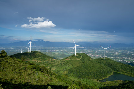 Wind Farms Power Generation Electrical Energy