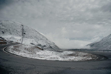 Road in the wild in xinjiang