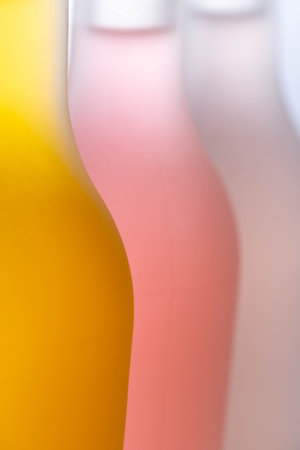 The cocktail is isolated on a white backgroundの写真素材