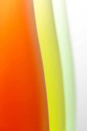 The cocktail is isolated on a white backgroundの写真素材