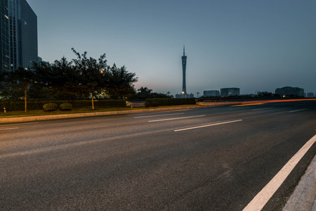 Urban landscape in Guangzhou of Chinaの写真素材