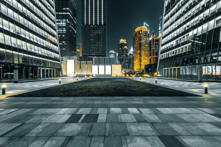 The city square at shanghai,china