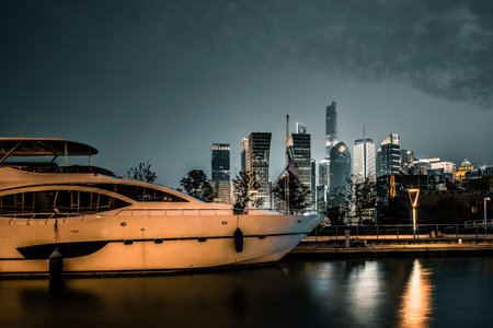the marina at shanghai city