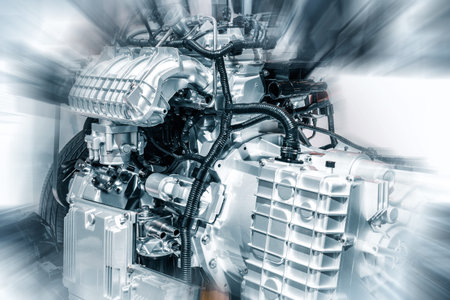 Part of engine or motor of large machine