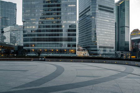 The office building in Shanghai, Chinaのeditorial素材