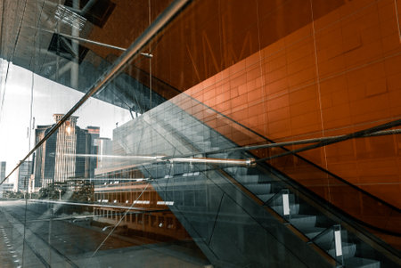 The office building is in Shenzhen cityのeditorial素材