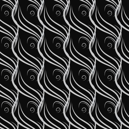Abstract black and white pattern.のイラスト素材