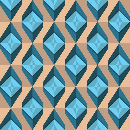 Dynamic seamless geometric pattern, abstract.のイラスト素材