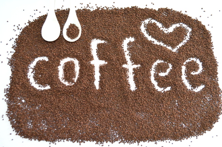 Granulated coffeeの写真素材