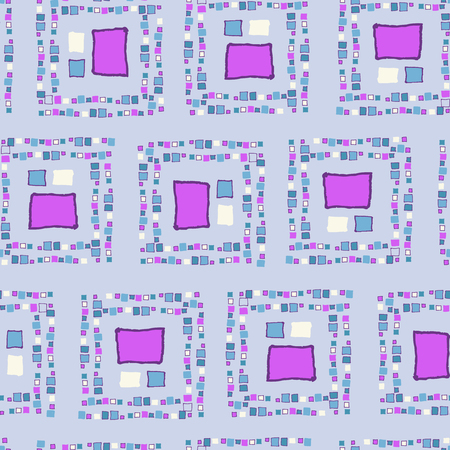 Seamless pattern grunge cubes.のイラスト素材