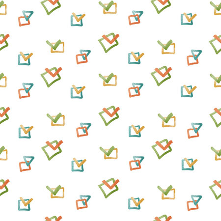 Seamless pattern. Abstract multicolored elements. Geometric figures