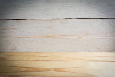 White wooden background textureの写真素材