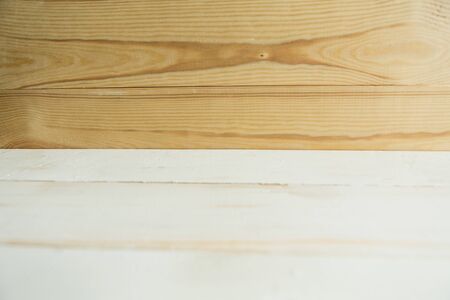 Wooden abstract background texture in brown and white colors, horisontalの写真素材
