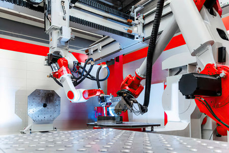 automatic production in a modern factory