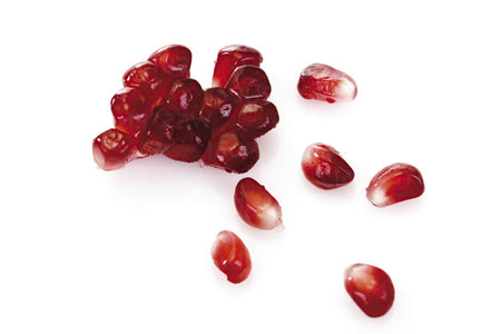 Pomegranate seeds (Punica granatum)の写真素材