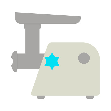 Vector illustration of meat grinder icon. Isolated on white background.のイラスト素材