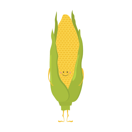 Funny Vegetable Cardのイラスト素材