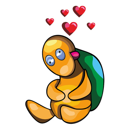 Turtle Loveのイラスト素材