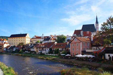 Street of Czech Krumlov	のeditorial素材