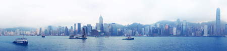Futuristic city Hong Kongのeditorial素材
