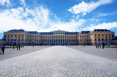 Schonbrunn Palace at sunny dayのeditorial素材