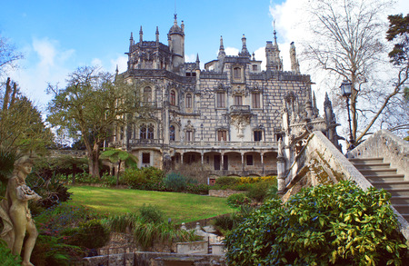 Quinta da Regaleira is an estate located near the historic center of Sintra Portugal.のeditorial素材