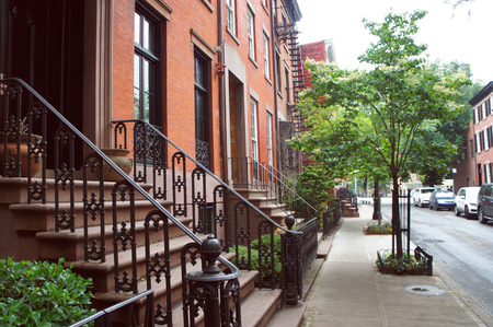 West village historic district of New York Cityのeditorial素材