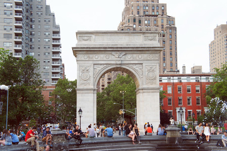 Washington square parkのeditorial素材