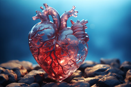 Cutting-edge surgical technologies. revolutionizing lives through donor heart transplants.の素材