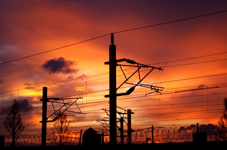 Railway networkの写真素材