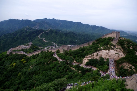 The great wall at Badalingの写真素材