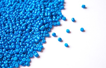 Beads and spots for decoration and embroideryの写真素材