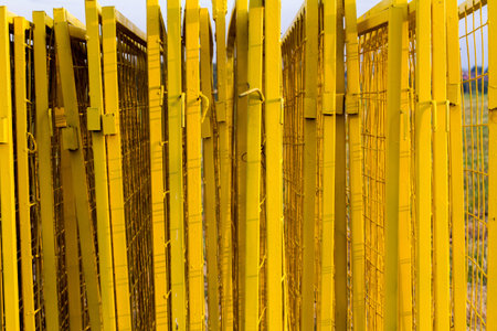 Iron fence texture