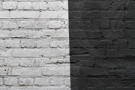 Colorful (white and black) painted wall as background or textureの写真素材