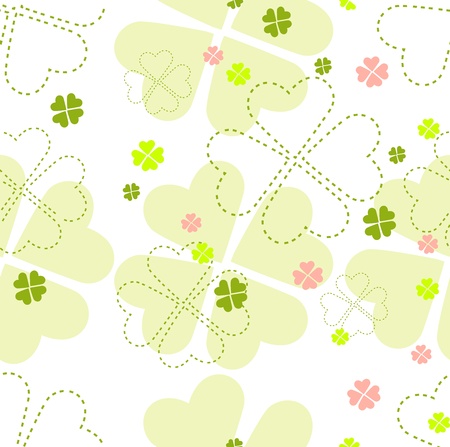 Beautiful seamless background with colored abstract flowers for your designのイラスト素材