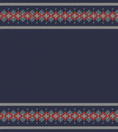 Colorful striped pattern on blue backgroundのイラスト素材