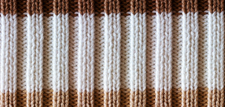 Texture of knitted wool fabric. Woolen cloth. Striped warm knitting sweater. Background for...