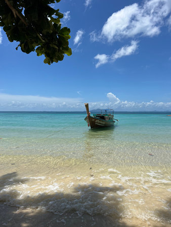 Boat on the beach of Koh Lipe, Satun, Thailand