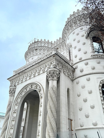 Fragment of the facade of the Moscow Kremlin.の写真素材