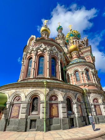 Church of the Savior on Spilled Blood in St. Petersburg, Russiaの写真素材