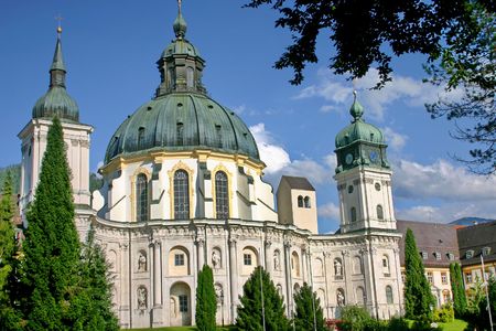 Abbey Benedictine in Bavariaの写真素材