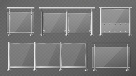 Glass fence.のイラスト素材