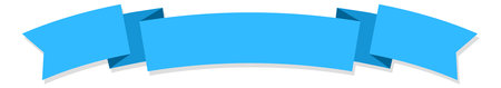 Ribbon banner. Long flag stripe. Premium symbolのイラスト素材