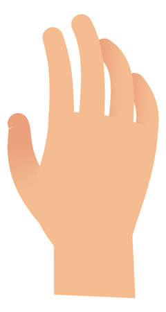 Hand grip. Grabbing arm template. Holding gestureのイラスト素材